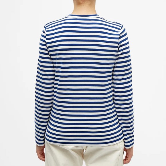 COMME DES GARCONS PLAY WOMEN'S LONG SLEEVE HEART - Picture 8 of 8